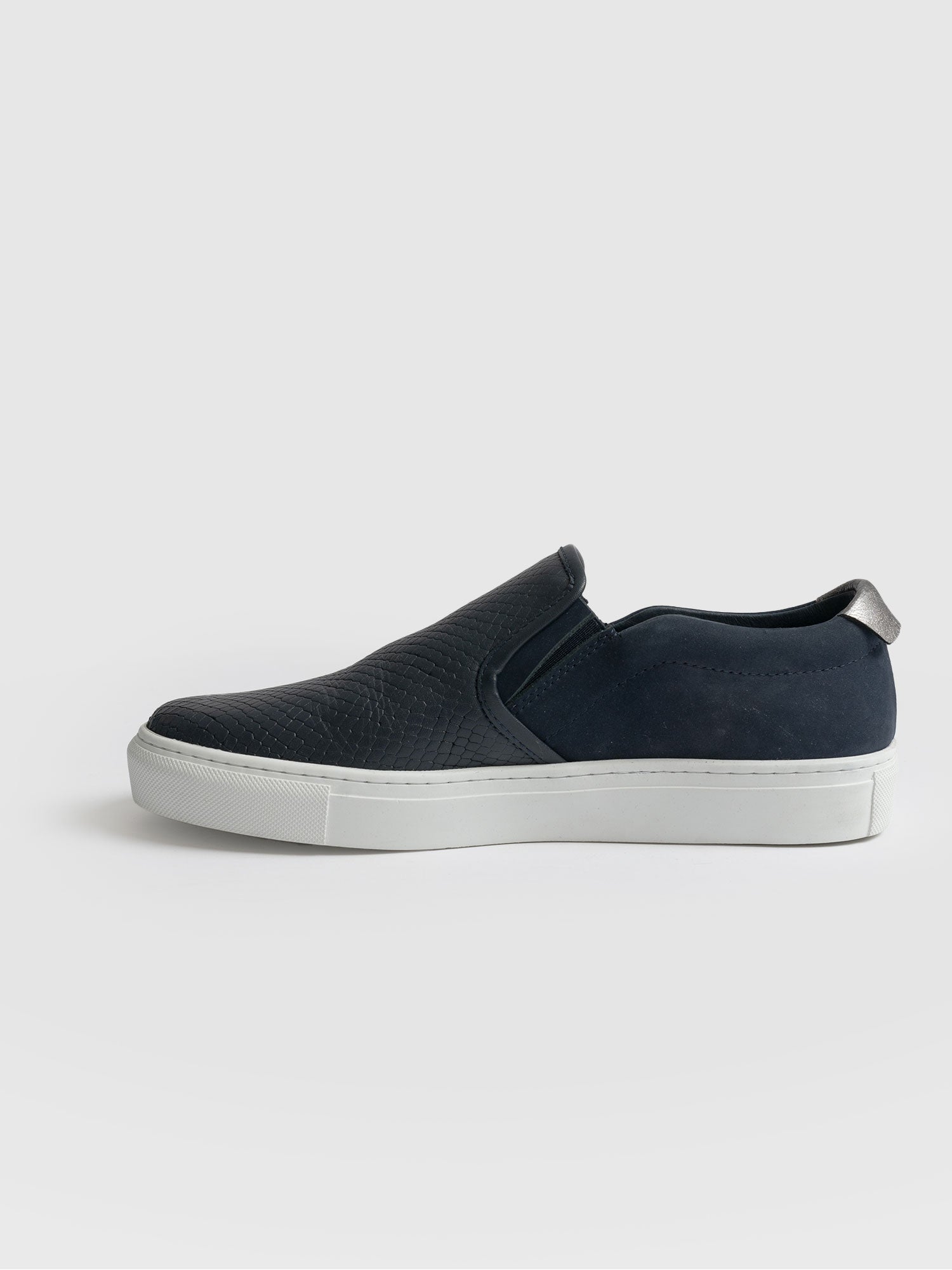 Sloane Slip On Trainer Navy - Women's Trainers | Saint + Sofia® UK